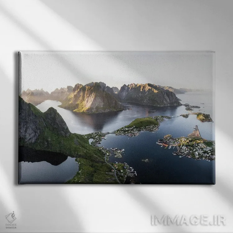 تابلو چشمانداز افسانهای اثر فابیان فورتمن - نمای روبهرو روی دیوار