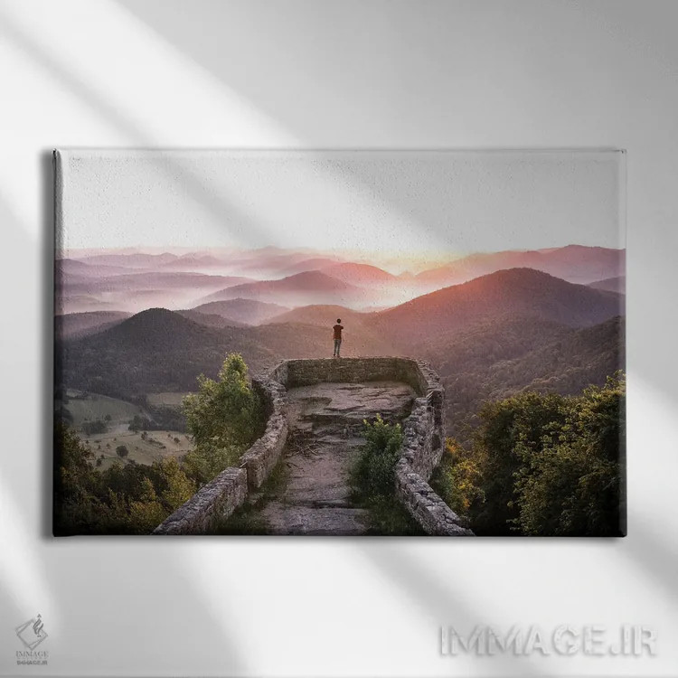 تابلو طلوع نفسگیر اثر فابیان فورتمن - نمای روبهرو روی دیوار