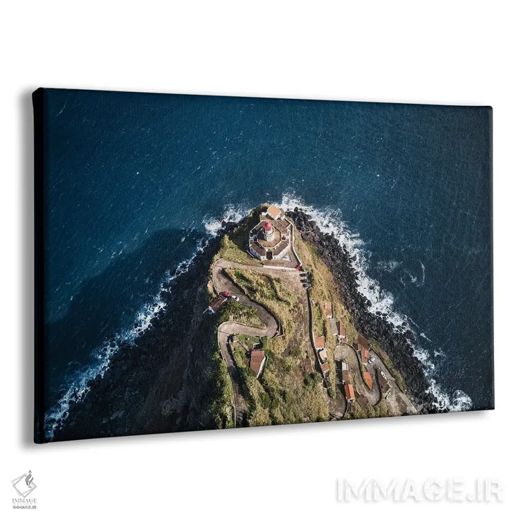 تابلو صخره فانوسدریایی اثر فابیان فورتمن - نمای پرسپکتیو محصول