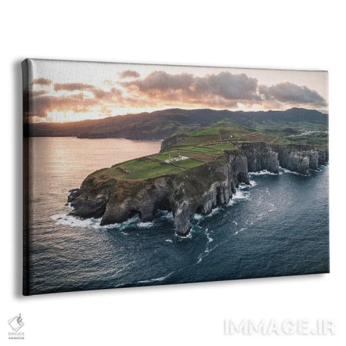 تابلو خط ساحلی ناهموار اثر فابیان فورتمن - نمای پرسپکتیو محصول