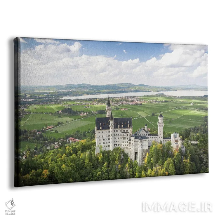 تابلو قلعه نویشوانشتاین (آلمان) اثر فابیان فورتمن - نمای پرسپکتیو محصول