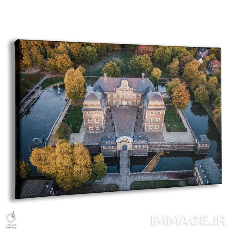 تابلو قلعه رنگارنگ اثر فابیان فورتمن - نمای پرسپکتیو محصول