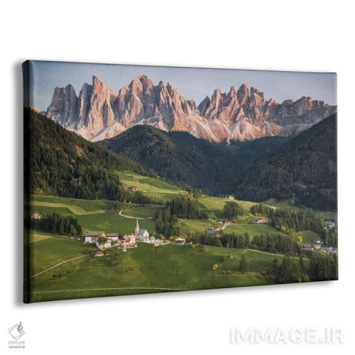 تابلو کوههای ایتالیا اثر فابیان فورتمن - نمای پرسپکتیو محصول