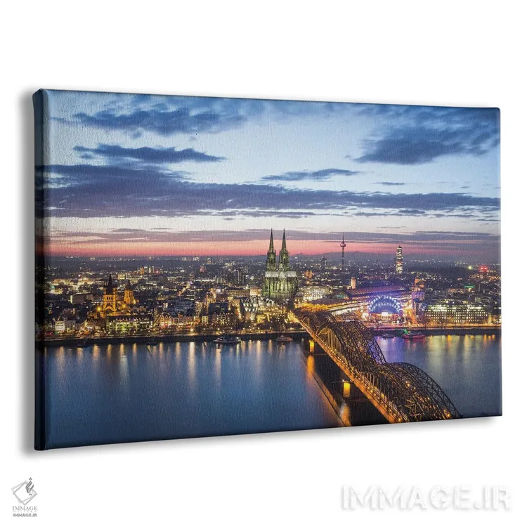 تابلو منظرهٔ شهری کلن (آلمان) اثر فابیان فورتمن - نمای پرسپکتیو محصول