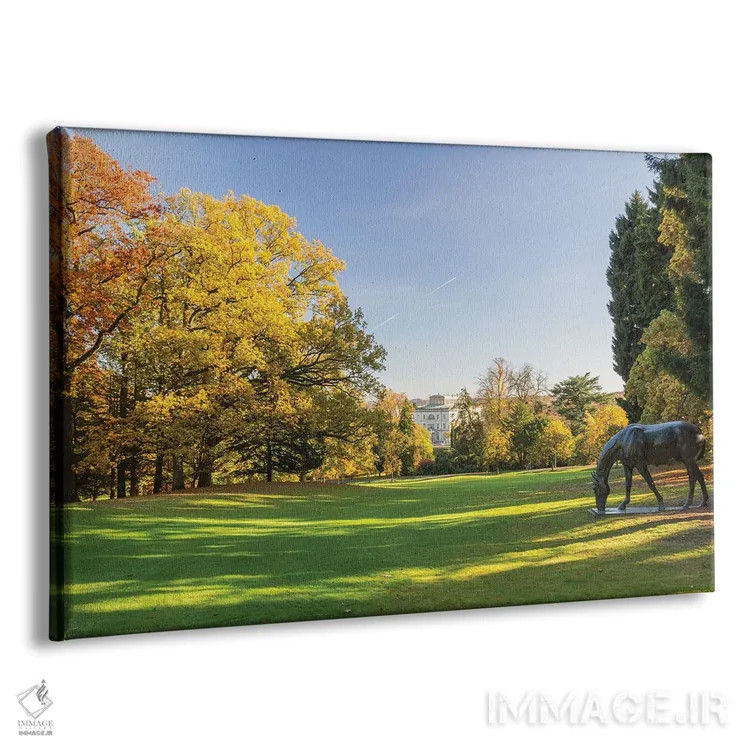 تابلو پارک پاییزی اثر فابیان فورتمن - نمای پرسپکتیو محصول