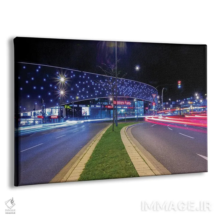 تابلو ترافیک شبانه اثر فابیان فورتمن - نمای پرسپکتیو محصول