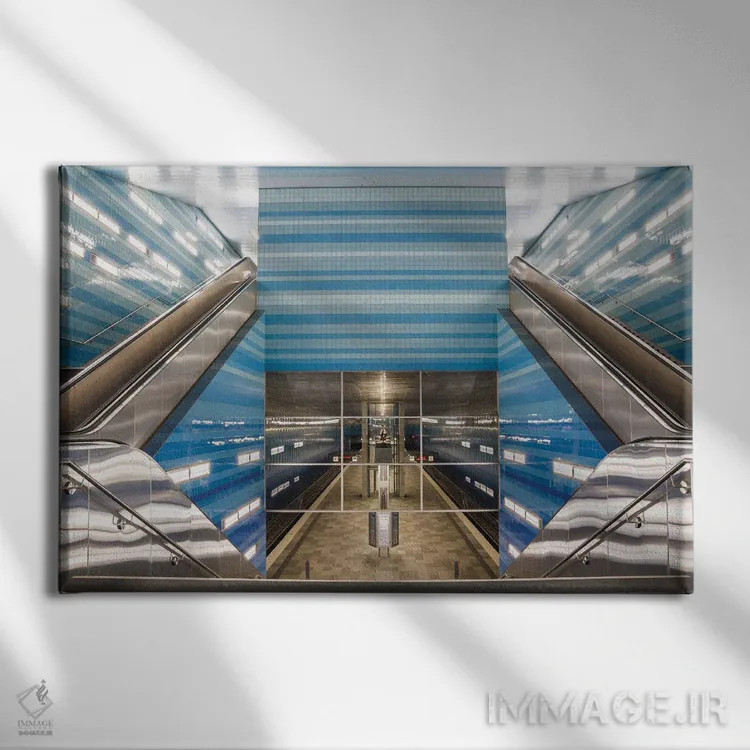 تابلو زیرزمین روشن اثر فابیان فورتمن - نمای روبهرو روی دیوار