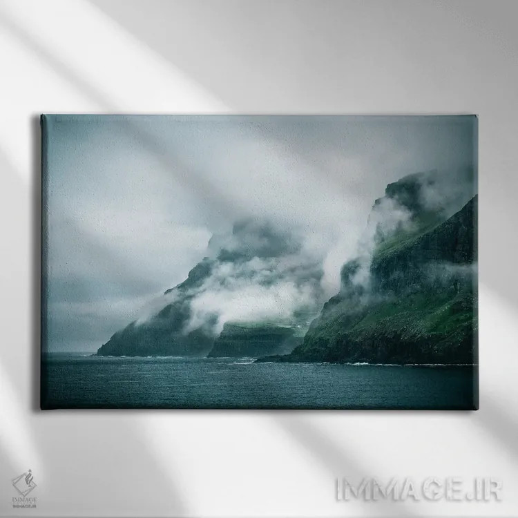 تابلو ساحل احساسی اثر فابیان فورتمن - نمای روبهرو روی دیوار