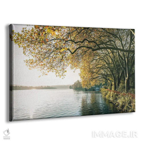 تابلو دریاچه آلمانی اثر فابیان فورتمن - نمای پرسپکتیو محصول