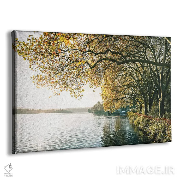 تابلو دریاچه آلمانی اثر فابیان فورتمن - نمای پرسپکتیو محصول