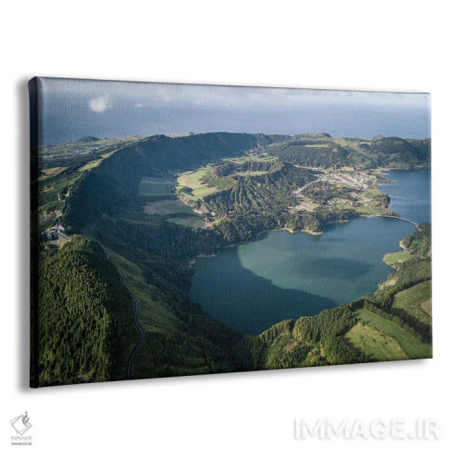 تابلو آتشفشان قدیمی اثر فابیان فورتمن - نمای پرسپکتیو محصول