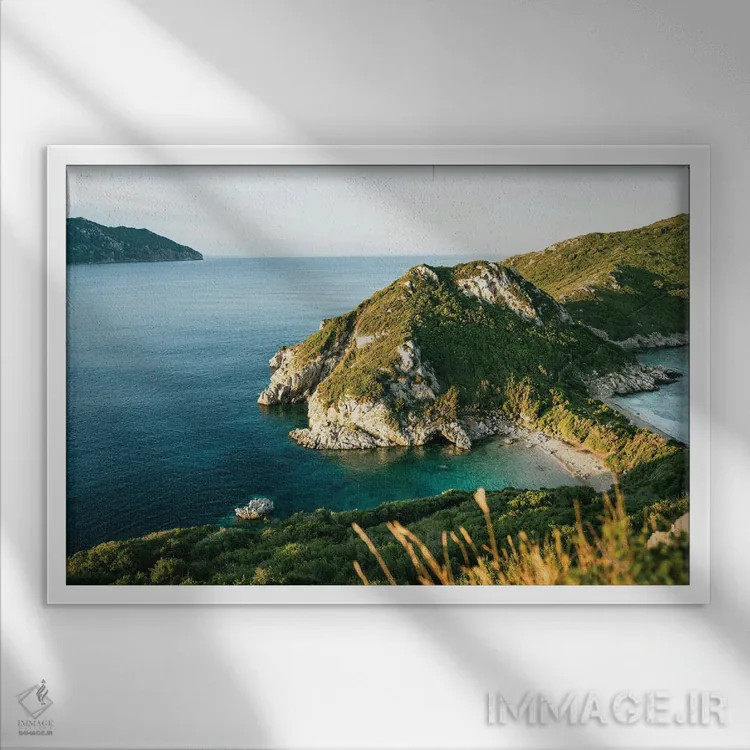 تابلو طلوع یونانی اثر فابیان فورتمن - نمای قابدار سفید