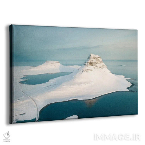 تابلو کیرکیوفل در زمستان (ایسلند) اثر فابیان فورتمن - نمای پرسپکتیو محصول