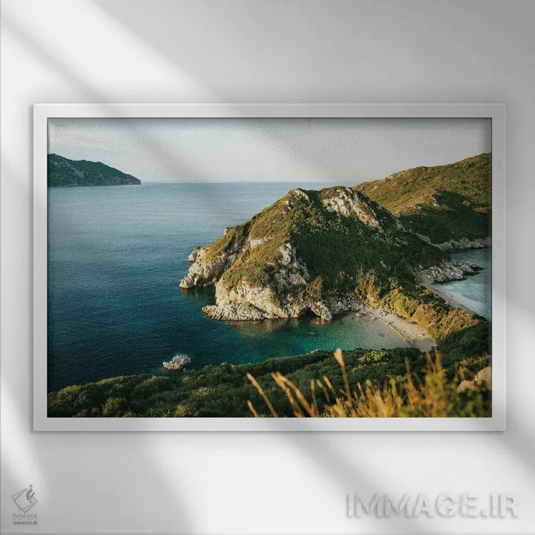 تابلو یونانی (ابهام: مکان یا سبک) اثر فابیان فورتمن - نمای قابدار سفید