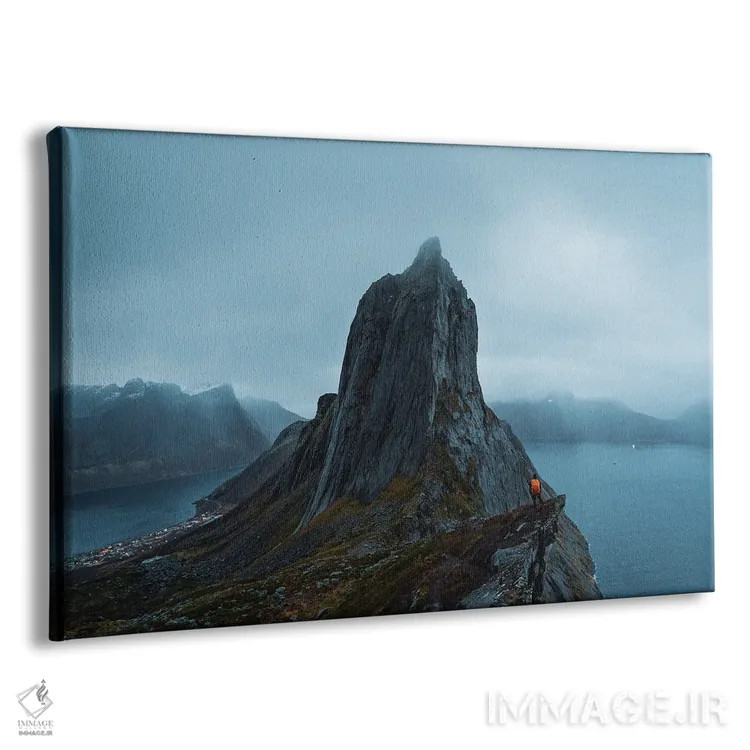 تابلو سنیا در شب (جزیرهای در نروژ) اثر فابیان فورتمن - نمای پرسپکتیو محصول