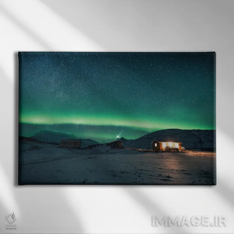 تابلو هزار ستاره اثر فابیان فورتمن - نمای روبهرو روی دیوار