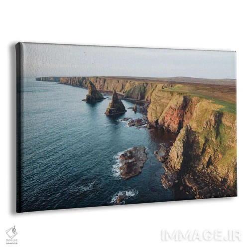 تابلو دونکوِنزبی استکس یک (صخرههای خاص اسکاتلند) اثر فابیان فورتمن - نمای پرسپکتیو محصول