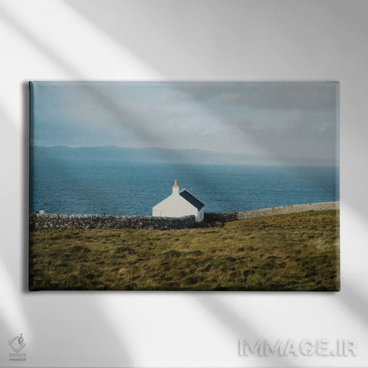 تابلو آخرین خانه اثر فابیان فورتمن - نمای روبهرو روی دیوار