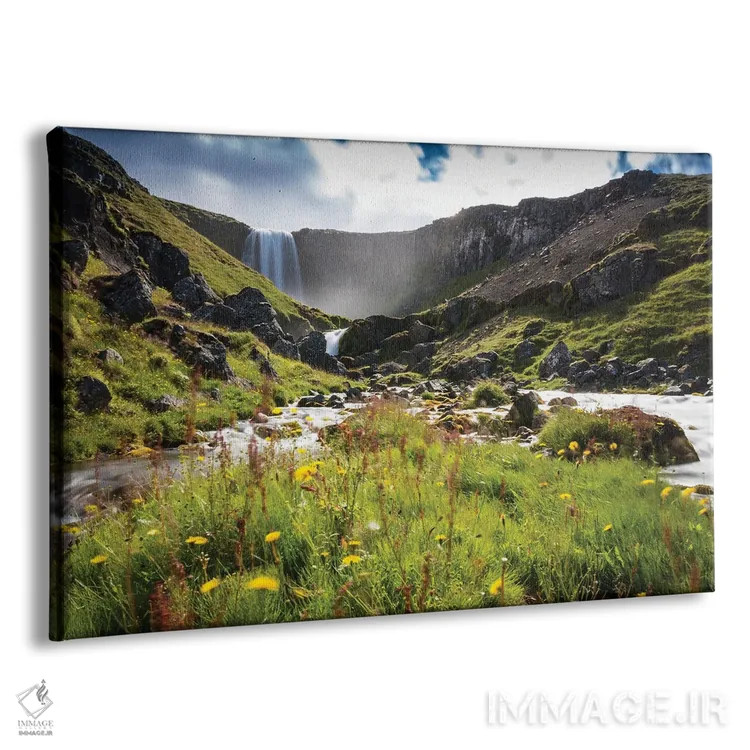 تابلو طبیعت ایسلند اثر فابیان فورتمن - نمای پرسپکتیو محصول