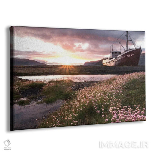 تابلو مسیر گلها اثر فابیان فورتمن - نمای پرسپکتیو محصول