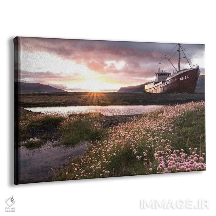 تابلو مسیر گلها اثر فابیان فورتمن - نمای پرسپکتیو محصول