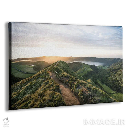 تابلو مسیر به سمت غروب اثر فابیان فورتمن - نمای پرسپکتیو محصول