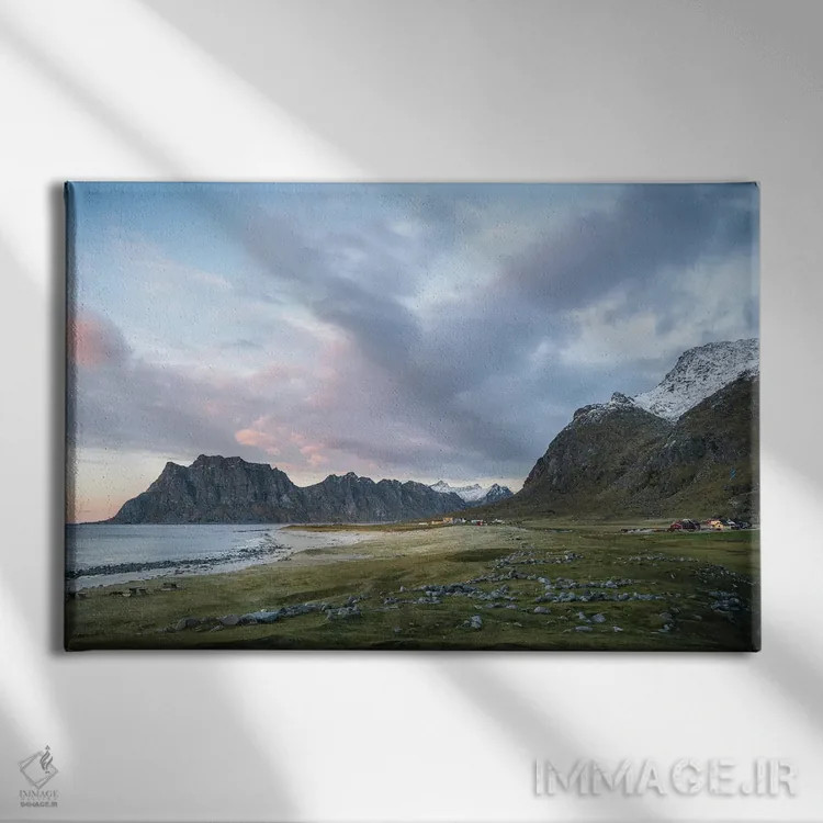 تابلو ساحل مورد علاقه اثر فابیان فورتمن - نمای روبهرو روی دیوار