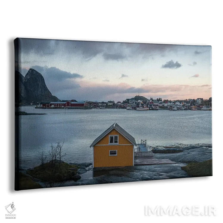 تابلو دفتر خانگی ماهیگیر اثر فابیان فورتمن - نمای پرسپکتیو محصول