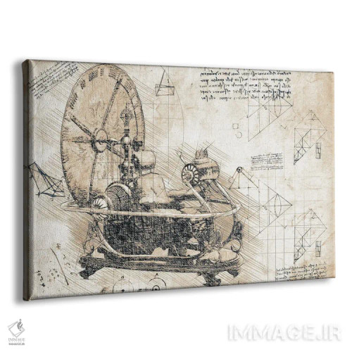 تابلو ماشین زمان اچ. جی. ولز (سپیا) اثر فیشرکرافت (استودیوی خلاقانه) - نمای پرسپکتیو محصول