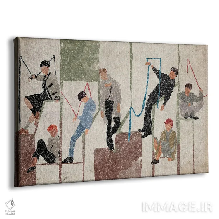 تابلو بیتیاس (بنگتن بویز) دوست داشتن خود اثر فیشرکرافت (استودیوی خلاقانه) - نمای پرسپکتیو محصول