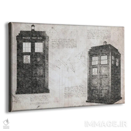 تابلو دکتر هو، تاردیس تیره اثر فیشرکرافت (استودیوی خلاقانه) - نمای پرسپکتیو محصول