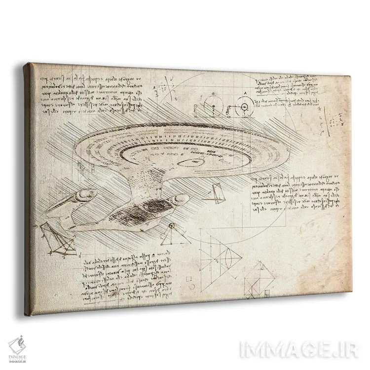 تابلو پیشتازان فضا: نسل بعدی (سپیا) اثر فیشرکرافت (استودیوی خلاقانه) - نمای پرسپکتیو محصول