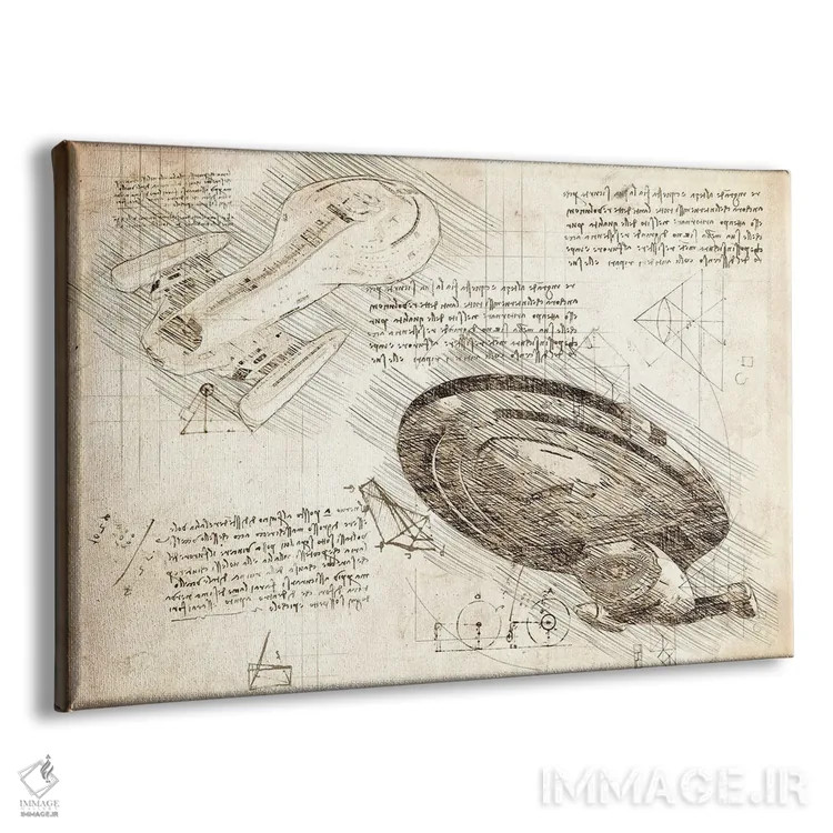 تابلو پیشتازان فضا: ویویجر (سپیا) اثر فیشرکرافت (استودیوی خلاقانه) - نمای پرسپکتیو محصول