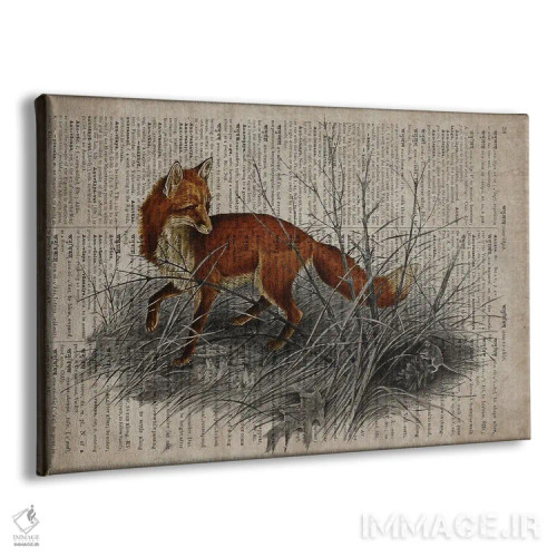 تابلو روباه (فرهنگ لغت عمومی فرانسوی) اثر فیشرکرافت (استودیوی خلاقانه) - نمای پرسپکتیو محصول