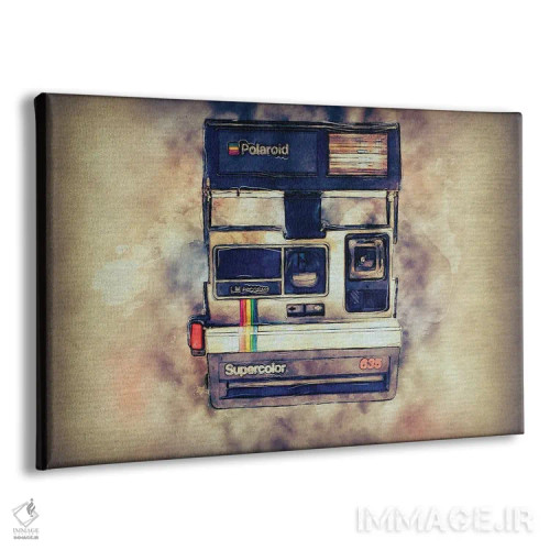 تابلو دوربین عکاسی پولاروید اثر فیشرکرافت (استودیوی خلاقانه) - نمای پرسپکتیو محصول