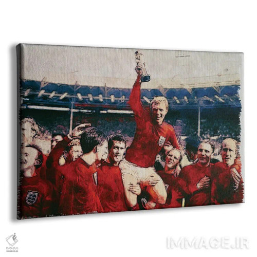 تابلو جام جهانی فوتبال ۱۹۶۶ انگلستان اثر فیشرکرافت (استودیوی خلاقانه) - نمای پرسپکتیو محصول