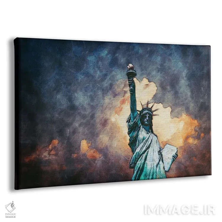 تابلو مجسمه آزادی نیویورک اثر فیشرکرافت (استودیوی خلاقانه) - نمای پرسپکتیو محصول