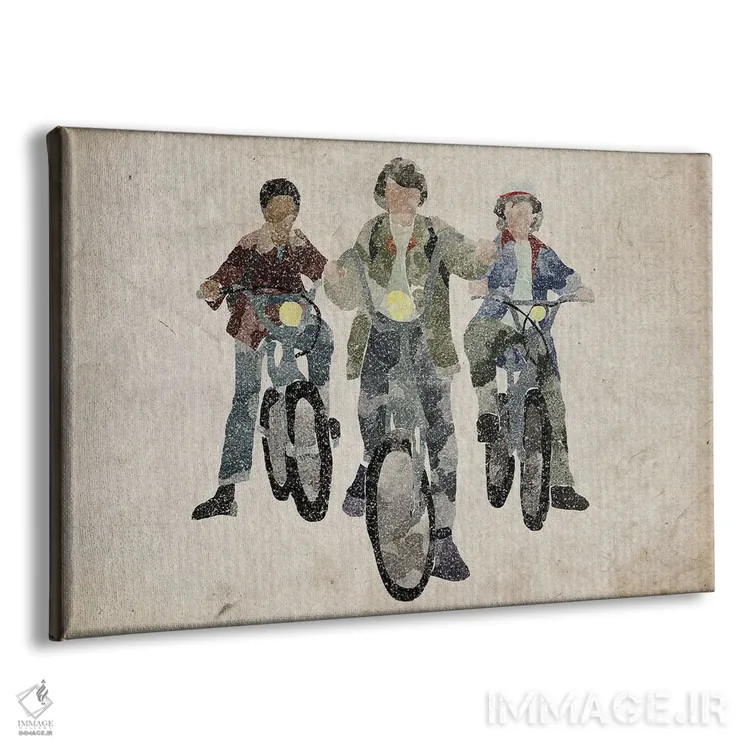 تابلو چیزهای عجیب فصل ۱ (سریال) اثر فیشرکرافت (استودیوی خلاقانه) - نمای پرسپکتیو محصول