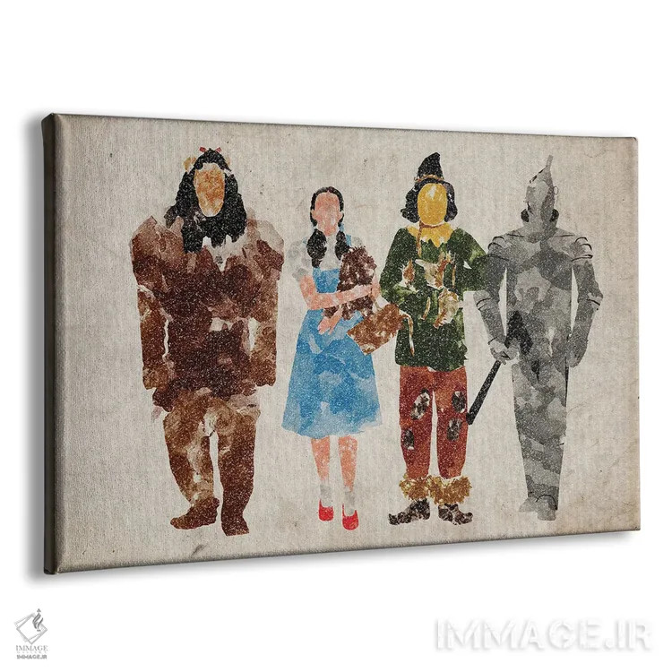 تابلو جادوگر شهر اُز اثر فیشرکرافت (استودیوی خلاقانه) - نمای پرسپکتیو محصول