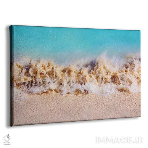 تابلو آبشار شنی اثر فرانک باندا - نمای پرسپکتیو محصول