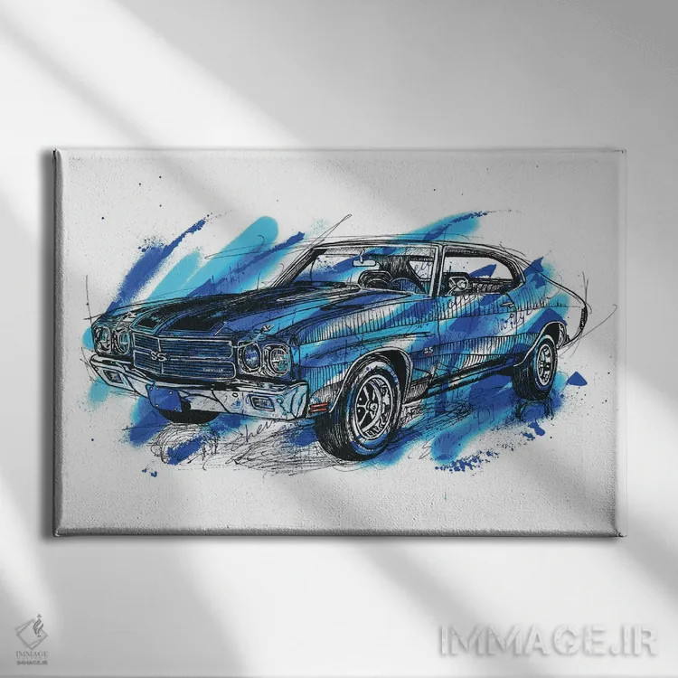 تابلو شوِل SS مدل ۱۹۷۰ اثر فرانک باندا - نمای روبهرو روی دیوار