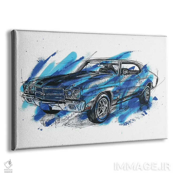 تابلو شوِل SS مدل ۱۹۷۰ اثر فرانک باندا - نمای پرسپکتیو محصول