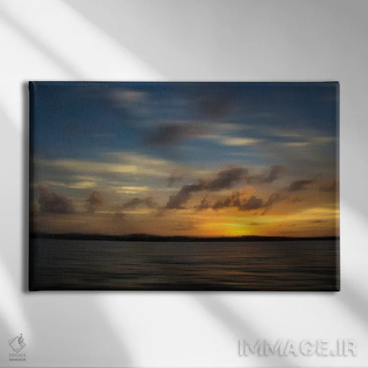 تابلو خاطرات تابستان II اثر فرانک باندا - نمای روبهرو روی دیوار