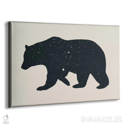 تابلو خرس اثر فلوران بُدار (هنرمند فرانسوی) - نمای پرسپکتیو محصول