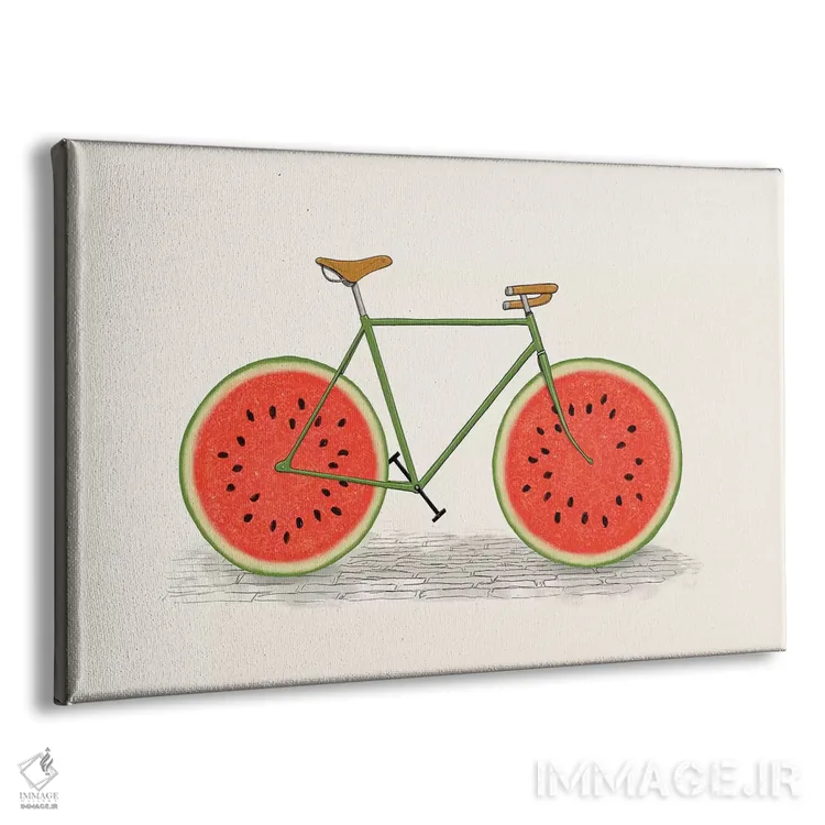 تابلو چاپ آبدار اثر فلوران بُدار (هنرمند فرانسوی) - نمای پرسپکتیو محصول