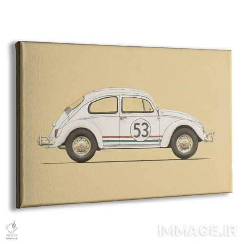 تابلو سوسک (خودرو یا حشره) اثر فلوران بُدار (هنرمند فرانسوی) - نمای پرسپکتیو محصول