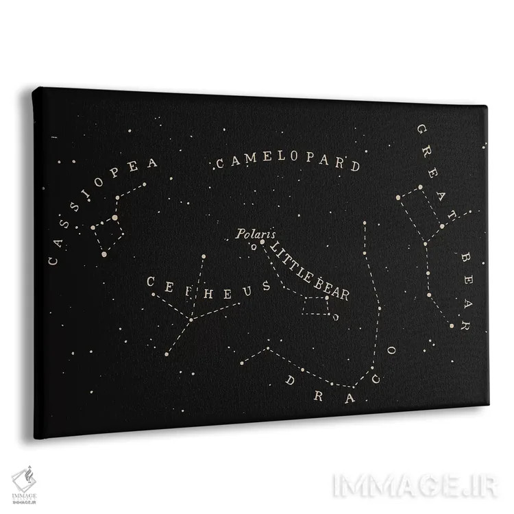 تابلو صورت فلکی II اثر فلوران بُدار (هنرمند فرانسوی) - نمای پرسپکتیو محصول