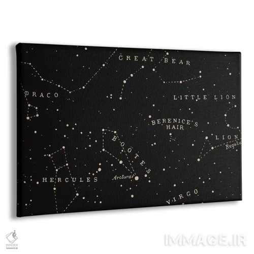 تابلو صورت فلکی I اثر فلوران بُدار (هنرمند فرانسوی) - نمای پرسپکتیو محصول