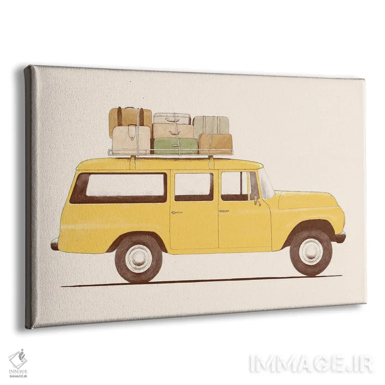 تابلو خودروی تابستانی اثر فلوران بُدار (هنرمند فرانسوی) - نمای پرسپکتیو محصول