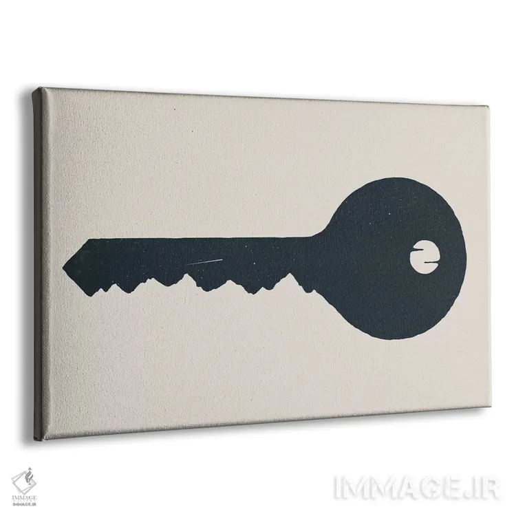 تابلو کلید کوه اثر فلوران بُدار (هنرمند فرانسوی) - نمای پرسپکتیو محصول